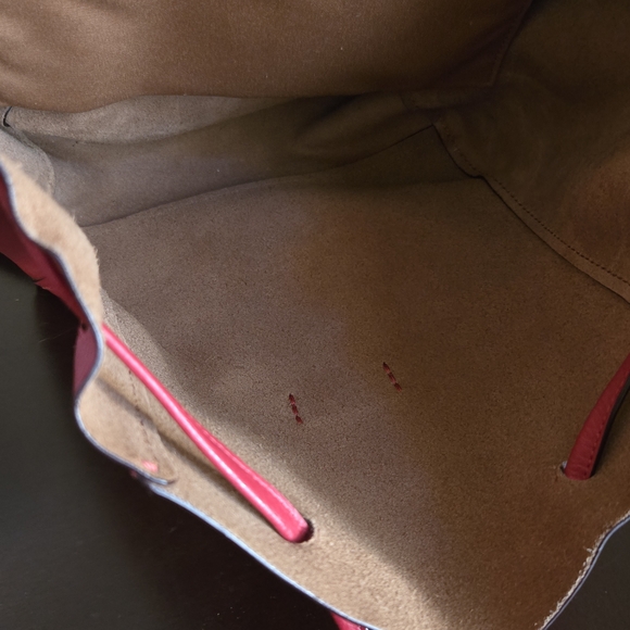 Coach Red Leather Backpack - Picture 13 of 13